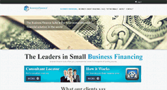 Desktop Screenshot of businessfinancesuite.com